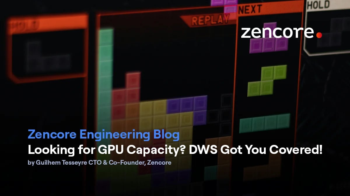 Read Looking for GPU Capacity? DWS Got You Covered! by Guilhem Tesseyre, CTO & Co-Founder at Zencore